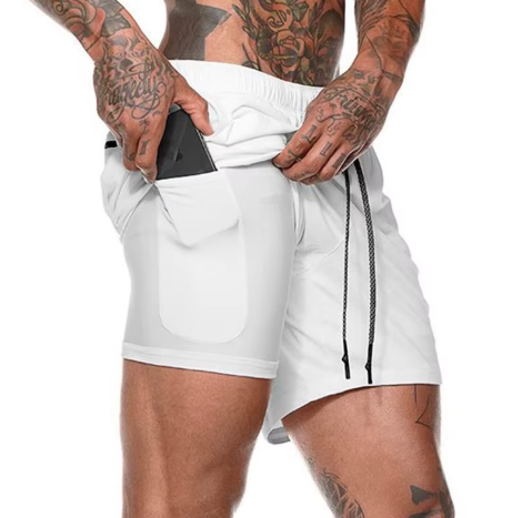 vêtements de fitness pour hommes shorts de gym avec poches séchage rapide respirant