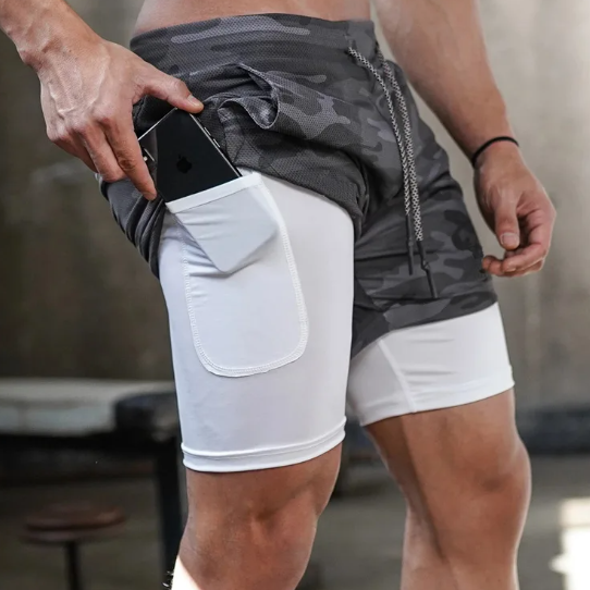 vêtements de fitness pour hommes shorts de gym avec poches séchage rapide respirant